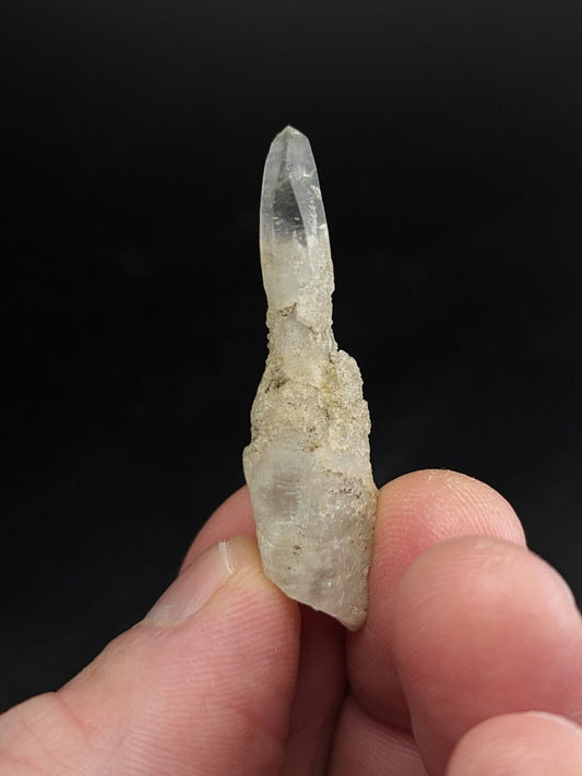 Reverse Scepter Quartz Crystal Point Arizona USA Old Stock Unique - Collectibles:Rocks Fossils & Minerals:Crystals