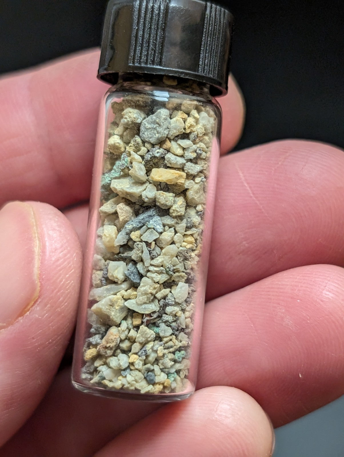 VERY Rare jar of Copper, etc. from North Mountain Mine, Montgomery Co. Arkansas