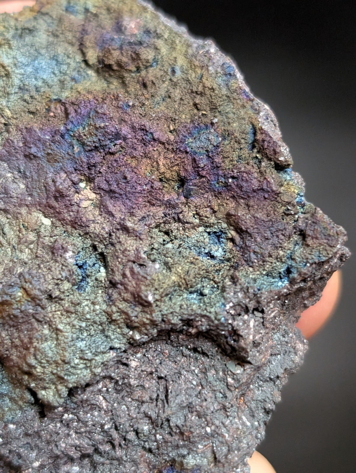Set of 2 Turgites Iridescent Hematite Specimens Graves Mountain Georgia OOAK - Collectibles:Rocks Fossils &
