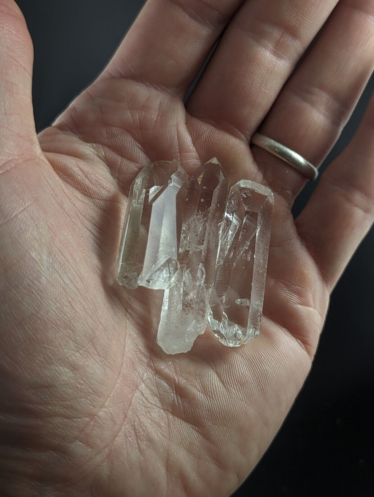 Set of 3 Amazing Quartz Crystals - Montgomery County Arkansas ooak - Collectibles:Rocks Fossils & Minerals:Crystals
