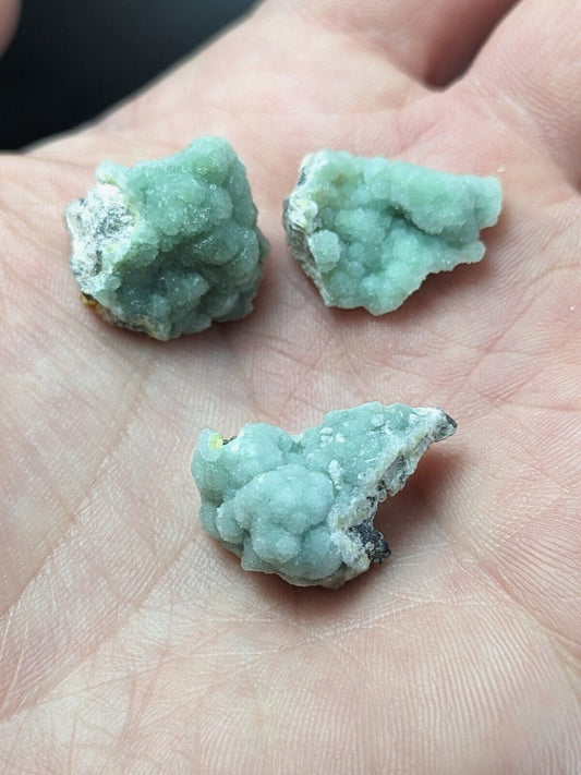 Set of 3 Wavellite - Fantastic Old Stock - Mauldin Mountain Arkansas ooak - Collectibles:Rocks Fossils &