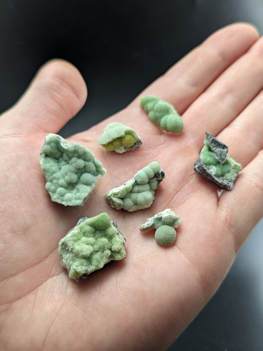 Set of 7 Wavellites - Fantastic Old Stock - Mauldin Mountain Arkansas ooak - Collectibles:Rocks Fossils &