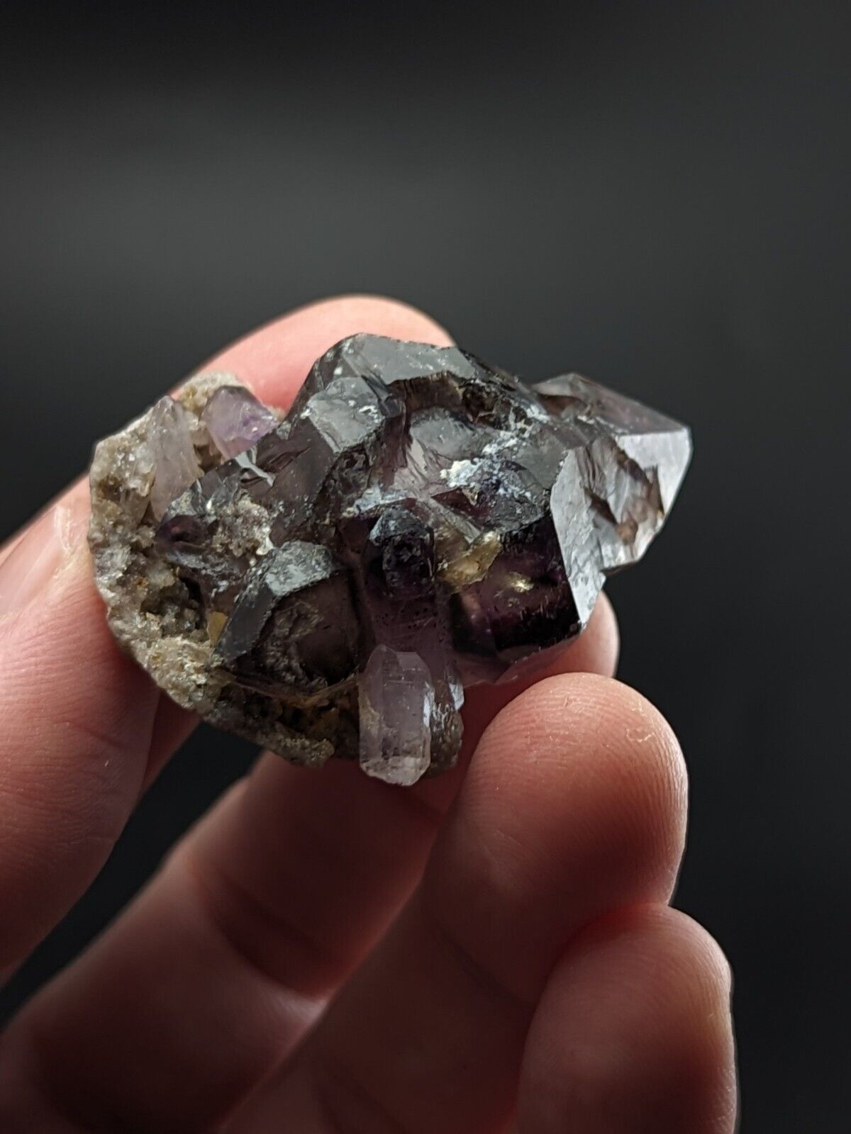 Shangaan Amethyst Scepter Crystal from Chibuku Zimbabwe ’Hatched Egg’ - Collectibles:Rocks Fossils & Minerals:Crystals