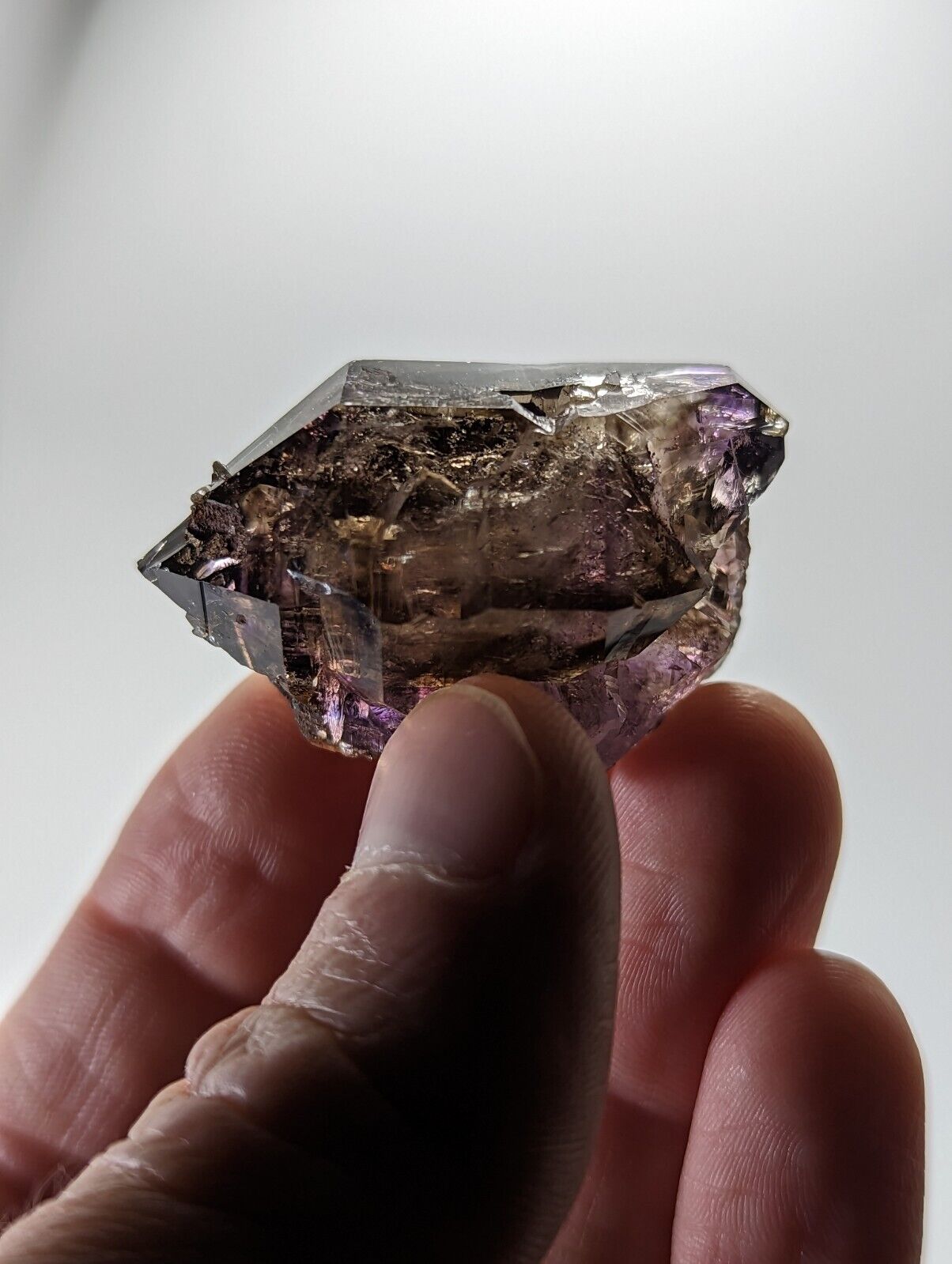 Shangaan Smoky Amethyst Quartz Chimbuku Mine Zimbabwe - Collectibles:Rocks Fossils & Minerals:Crystals Mineral