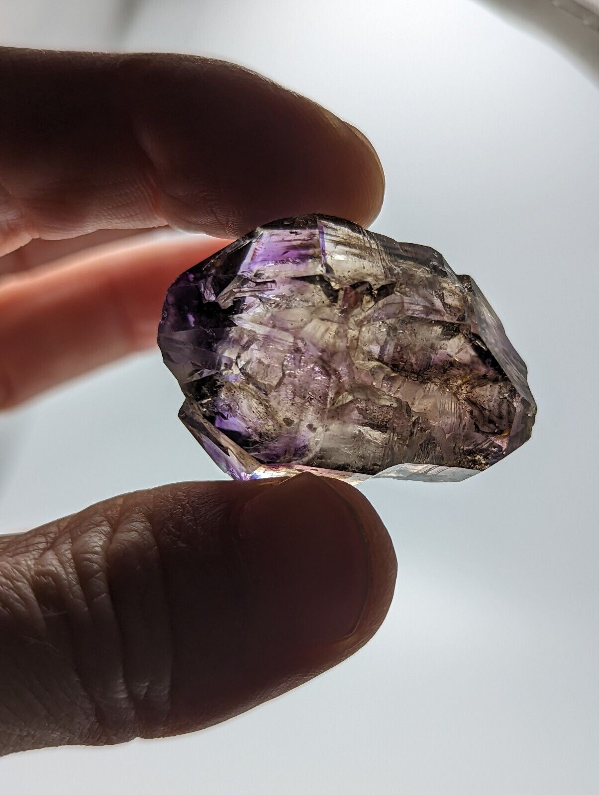 Shangaan Smoky Amethyst Quartz Chimbuku Mine Zimbabwe - Collectibles:Rocks Fossils & Minerals:Crystals Mineral