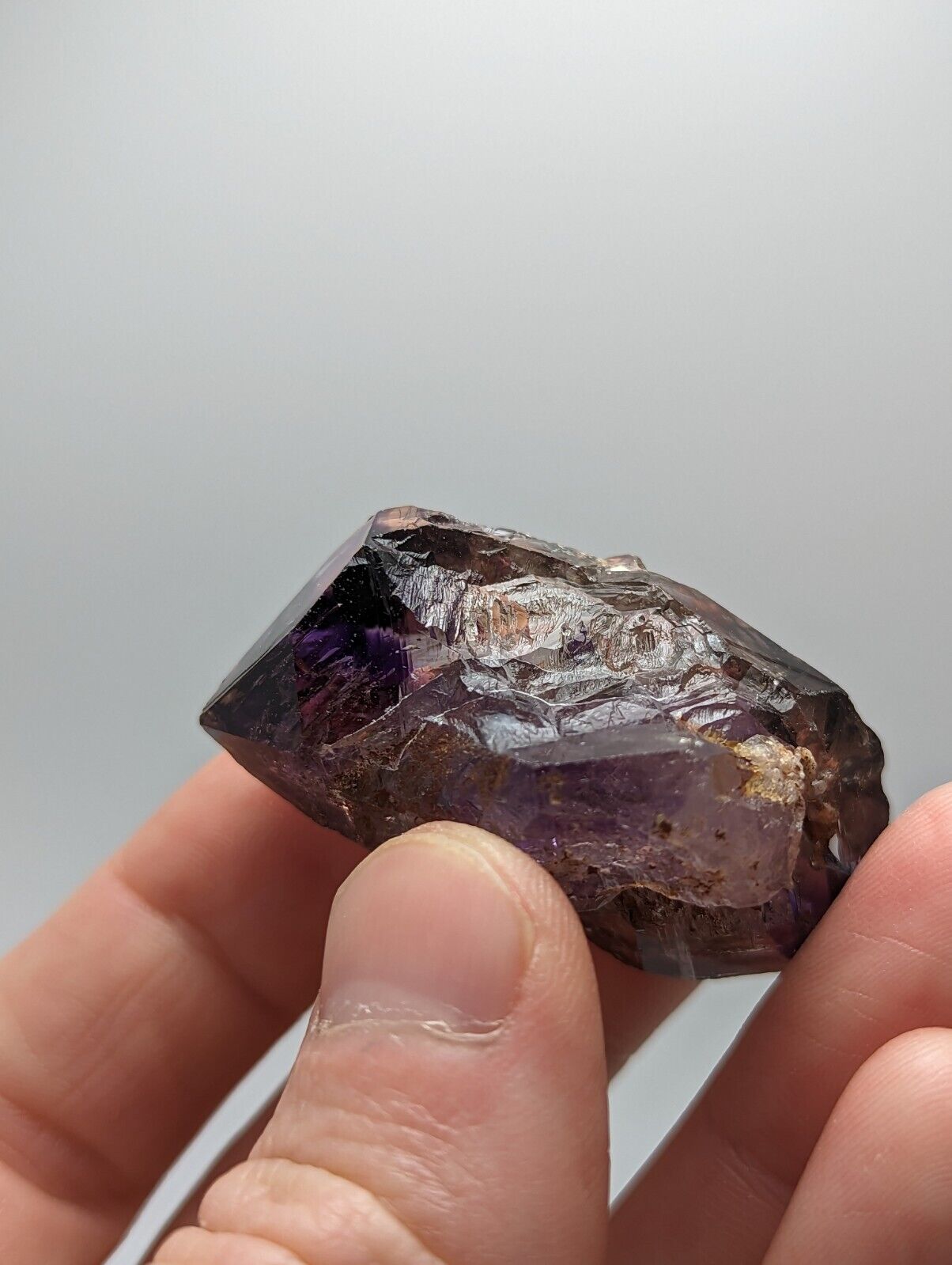 Shangaan Smoky Amethyst Quartz Chimbuku Mine Zimbabwe - Collectibles:Rocks Fossils & Minerals:Crystals Mineral