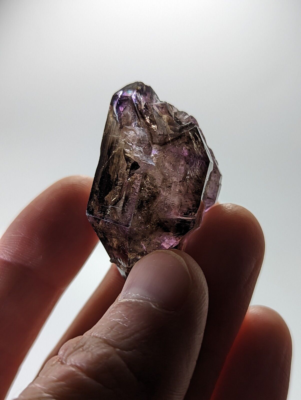 Shangaan Smoky Amethyst Quartz Chimbuku Mine Zimbabwe - Collectibles:Rocks Fossils & Minerals:Crystals Mineral
