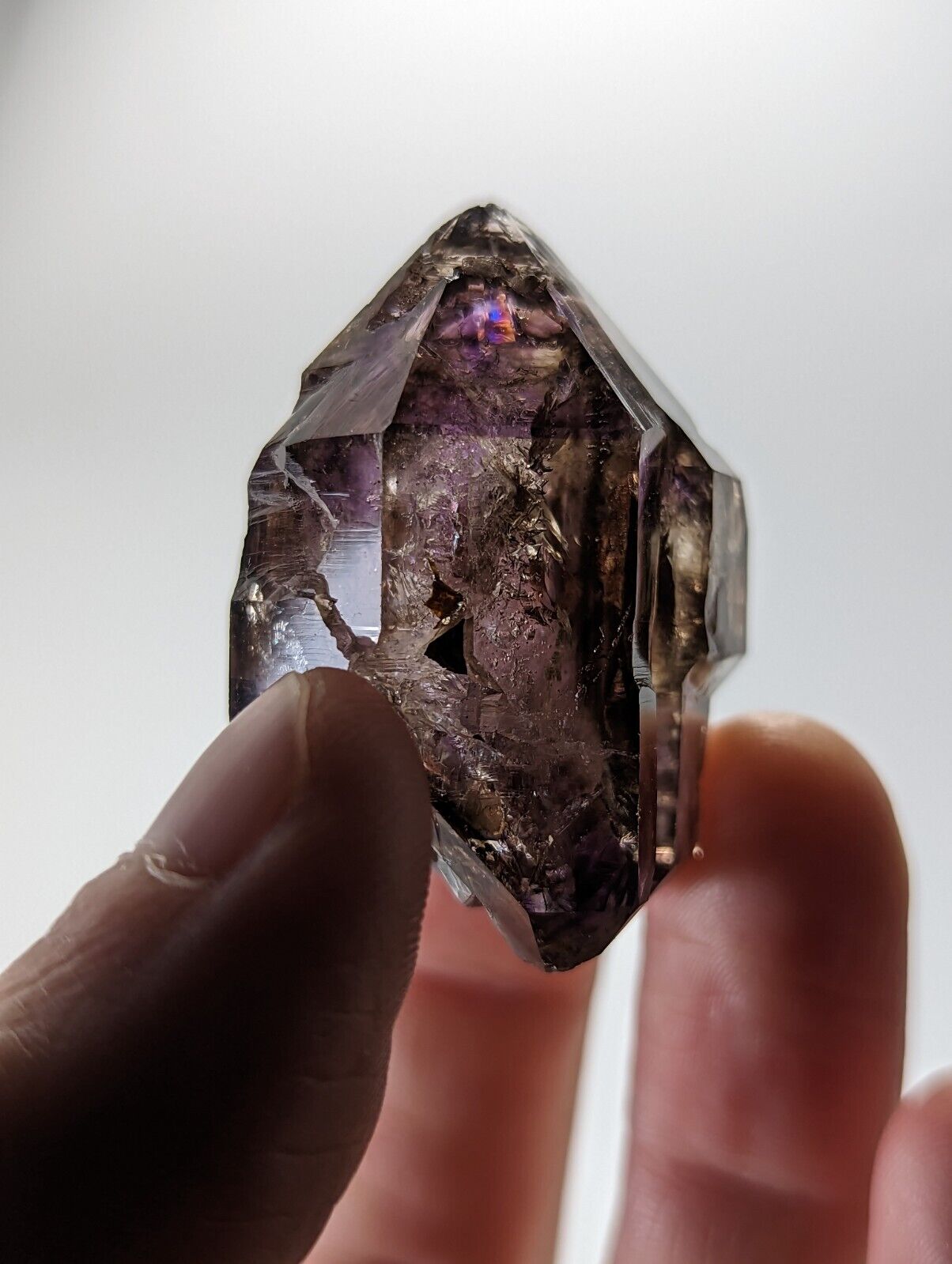 Shangaan Smoky Amethyst Quartz Chimbuku Mine Zimbabwe - Collectibles:Rocks Fossils & Minerals:Crystals Mineral