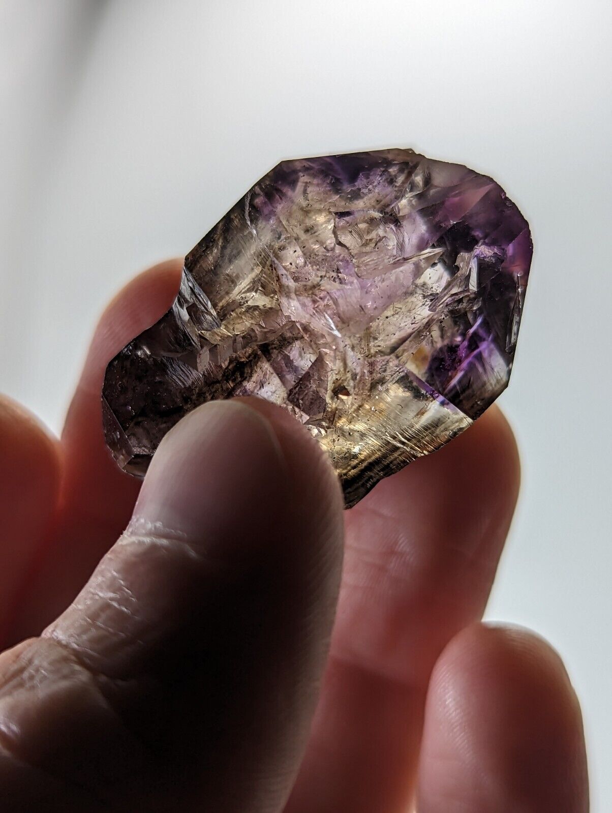 Shangaan Smoky Amethyst Quartz Chimbuku Mine Zimbabwe - Collectibles:Rocks Fossils & Minerals:Crystals Mineral