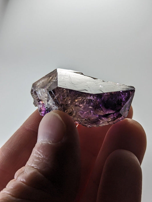 Shangaan Smoky Amethyst Quartz Chimbuku Mine Zimbabwe Hematite Inclusions - Collectibles:Rocks Fossils &