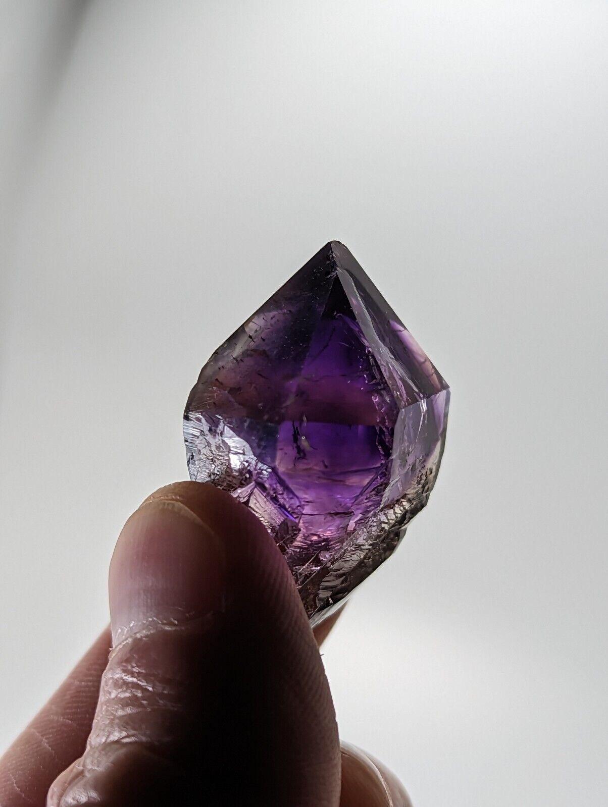 Shangaan Smoky Amethyst Quartz Chimbuku Mine Zimbabwe Hematite Inclusions - Collectibles:Rocks Fossils &