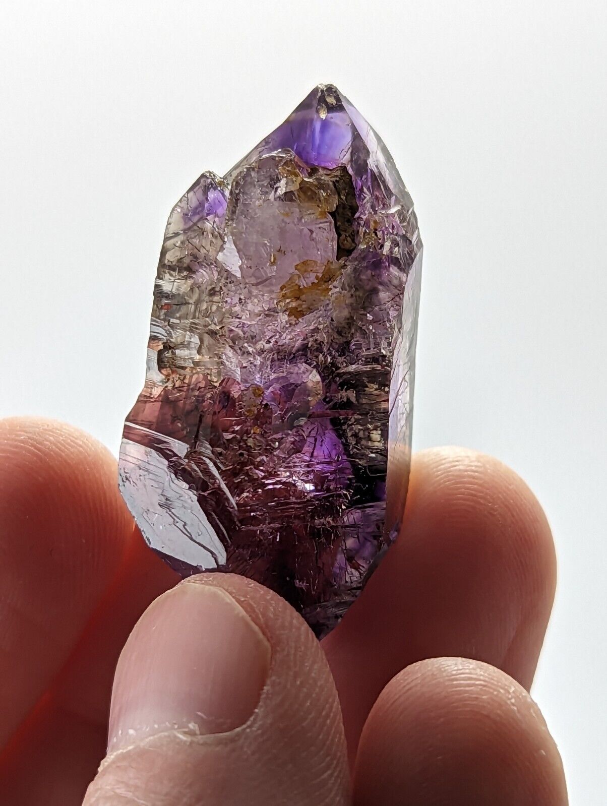 Shangaan Smoky Amethyst Quartz Crystal Chimbuku Mine Zimbabwe Fantastic DT - Collectibles:Rocks Fossils &