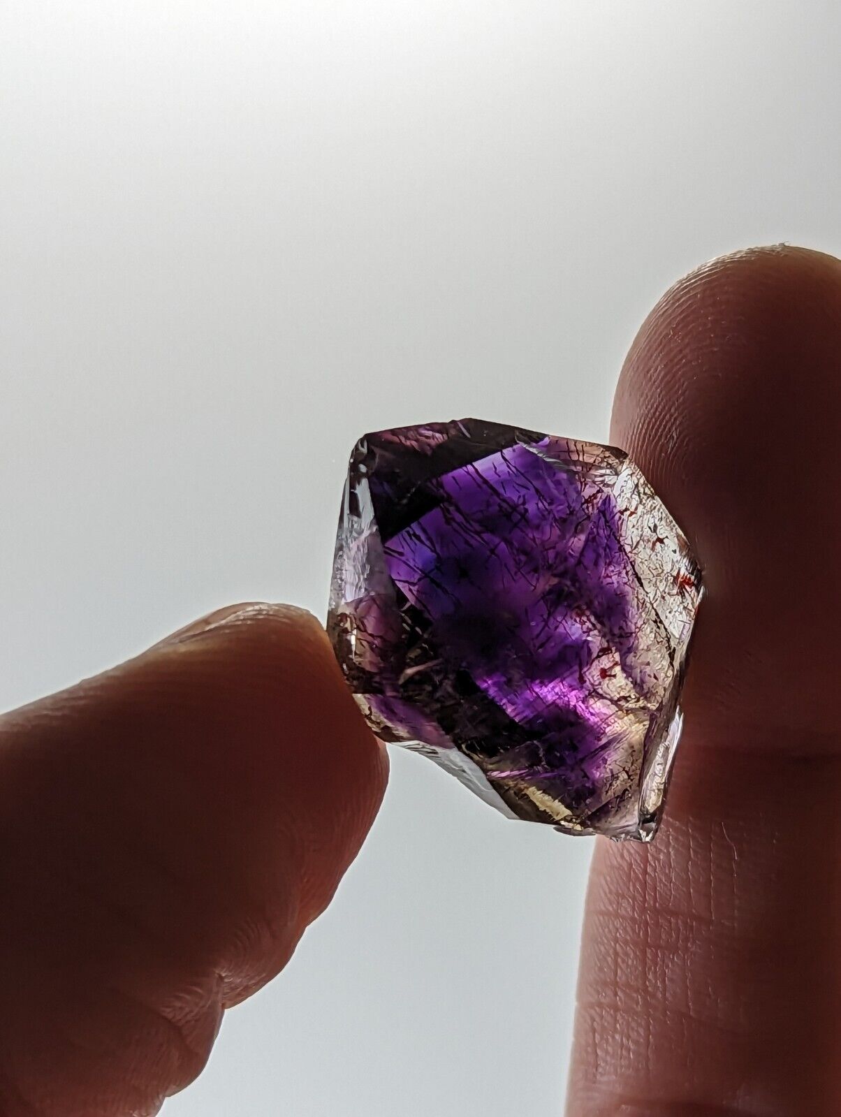 Shangaan Smoky Amethyst Quartz Crystal Chimbuku Mine Zimbabwe Fantastic DT - Collectibles:Rocks Fossils &