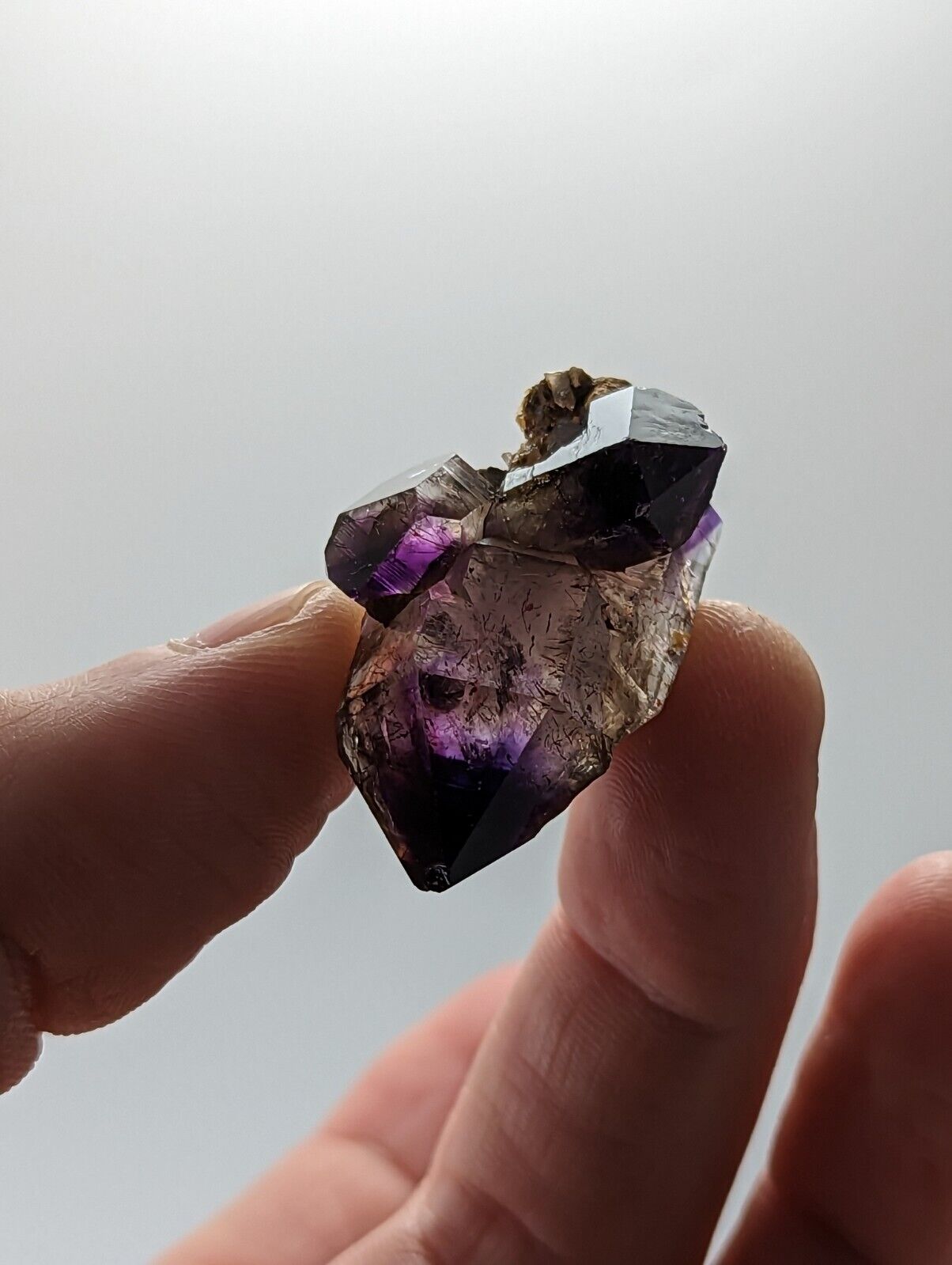 Shangaan Smoky Amethyst Quartz Crystal from Chimbuku Mine Zimbabwe Fantastic - Collectibles:Rocks Fossils &