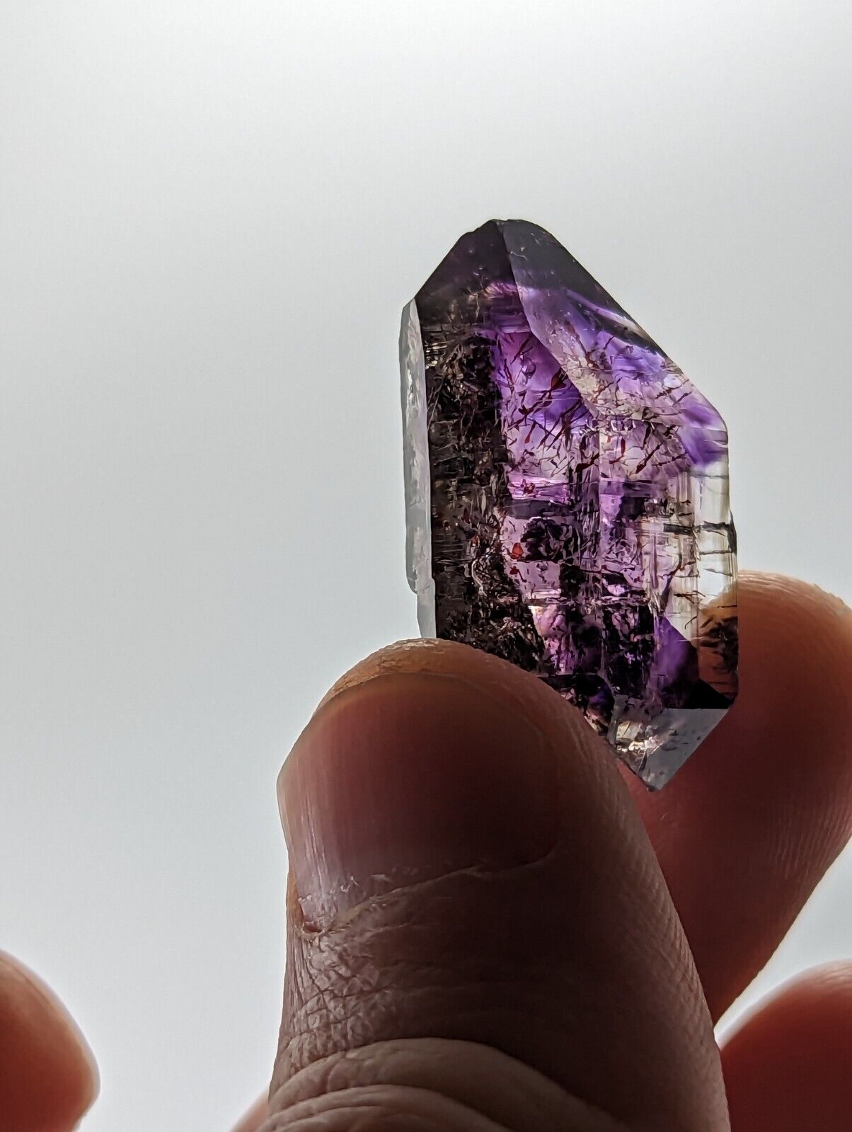 Shangaan Smoky Amethyst Quartz Crystal Chimbuku Mine Zimbabwe Fantastic DT - Collectibles:Rocks Fossils &