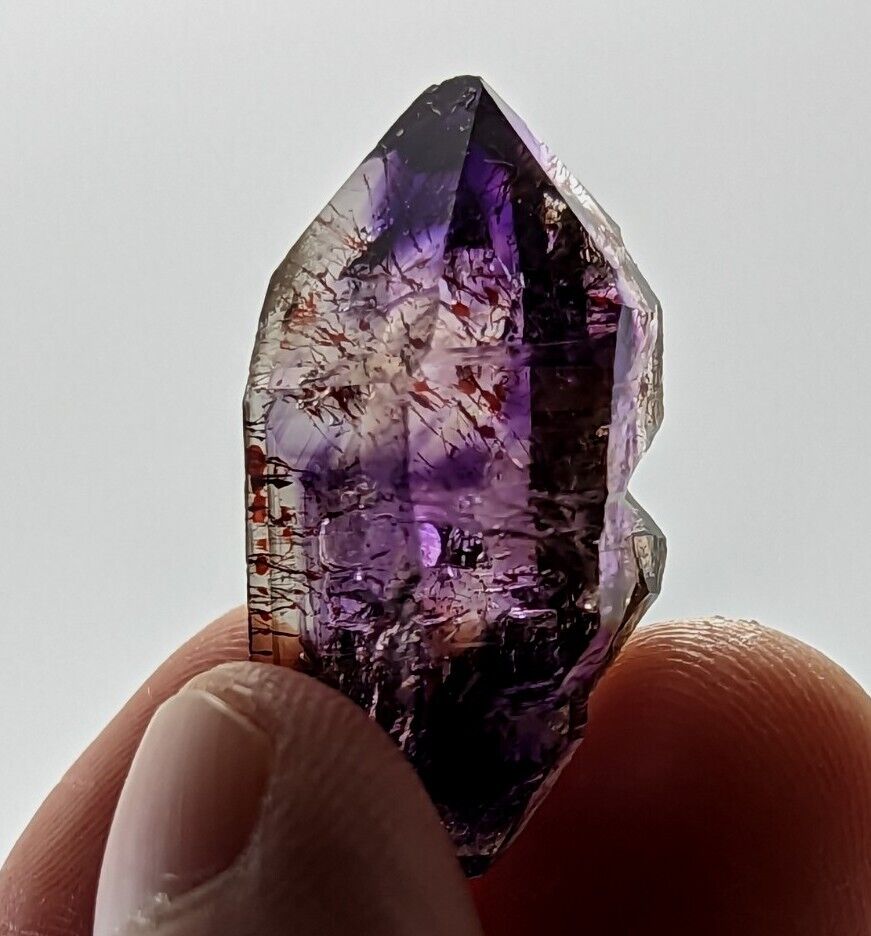 Shangaan Smoky Amethyst Quartz Crystal Chimbuku Mine Zimbabwe Fantastic DT - Collectibles:Rocks Fossils &