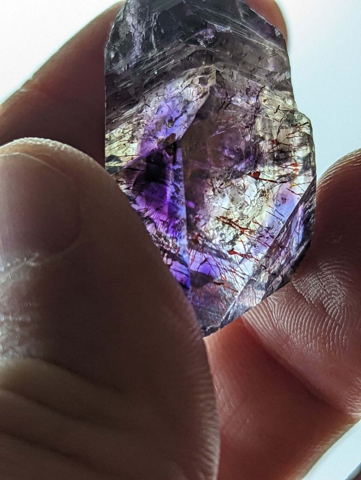 Shangaan Smoky Amethyst Quartz Crystal Chimbuku Mine Zimbabwe Fantastic DT - Collectibles:Rocks Fossils &