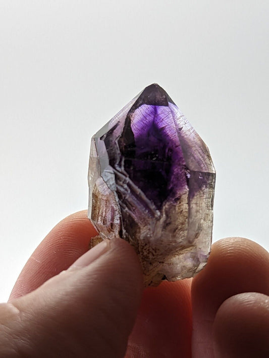 Shangaan Smoky Amethyst Quartz Crystal from Chimbuku Mine Zimbabwe Fantastic - Collectibles:Rocks Fossils &