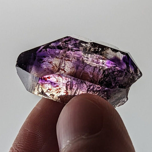 Shangaan Smoky Amethyst Quartz Crystal Chimbuku Mine Zimbabwe Fantastic DT - Collectibles:Rocks Fossils &