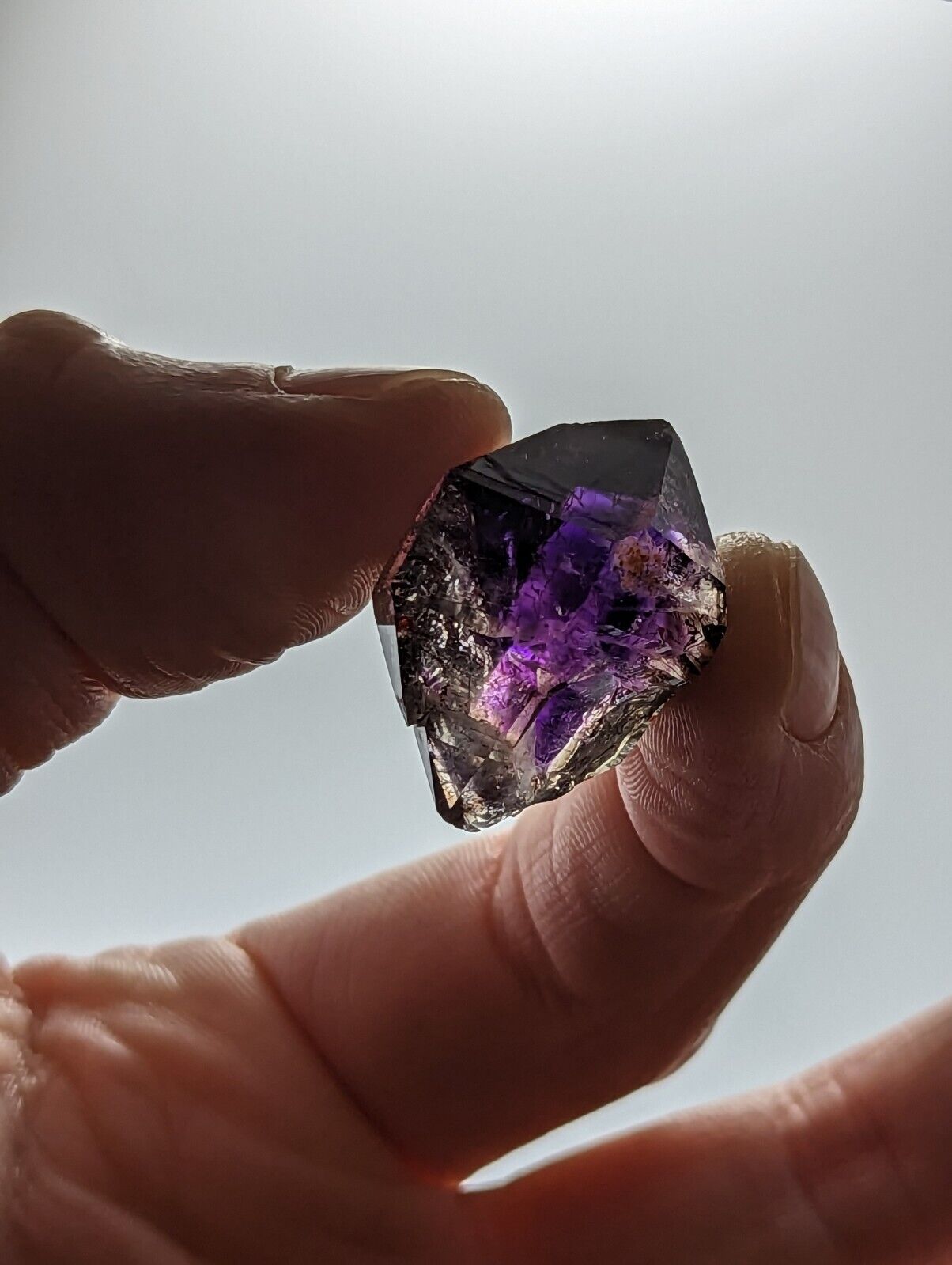 Shangaan Smoky Amethyst Quartz Crystal Chimbuku Mine Zimbabwe Fantastic DT - Collectibles:Rocks Fossils &