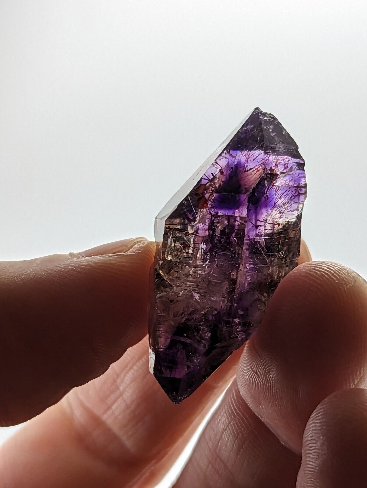 Shangaan Smoky Amethyst Quartz Crystal Chimbuku Mine Zimbabwe Fantastic DT - Collectibles:Rocks Fossils &