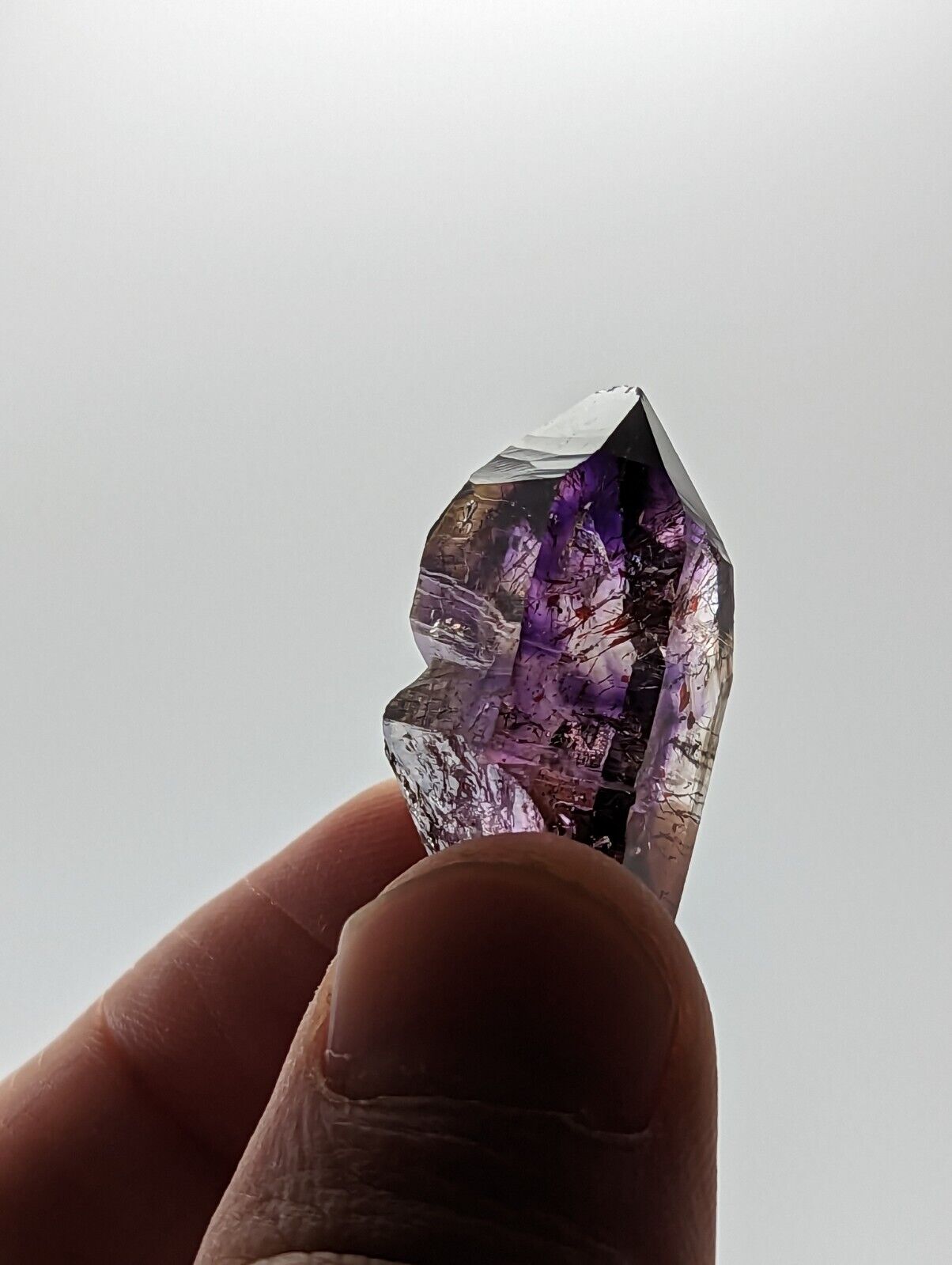 Shangaan Smoky Amethyst Quartz Crystal Chimbuku Mine Zimbabwe Fantastic DT - Collectibles:Rocks Fossils &