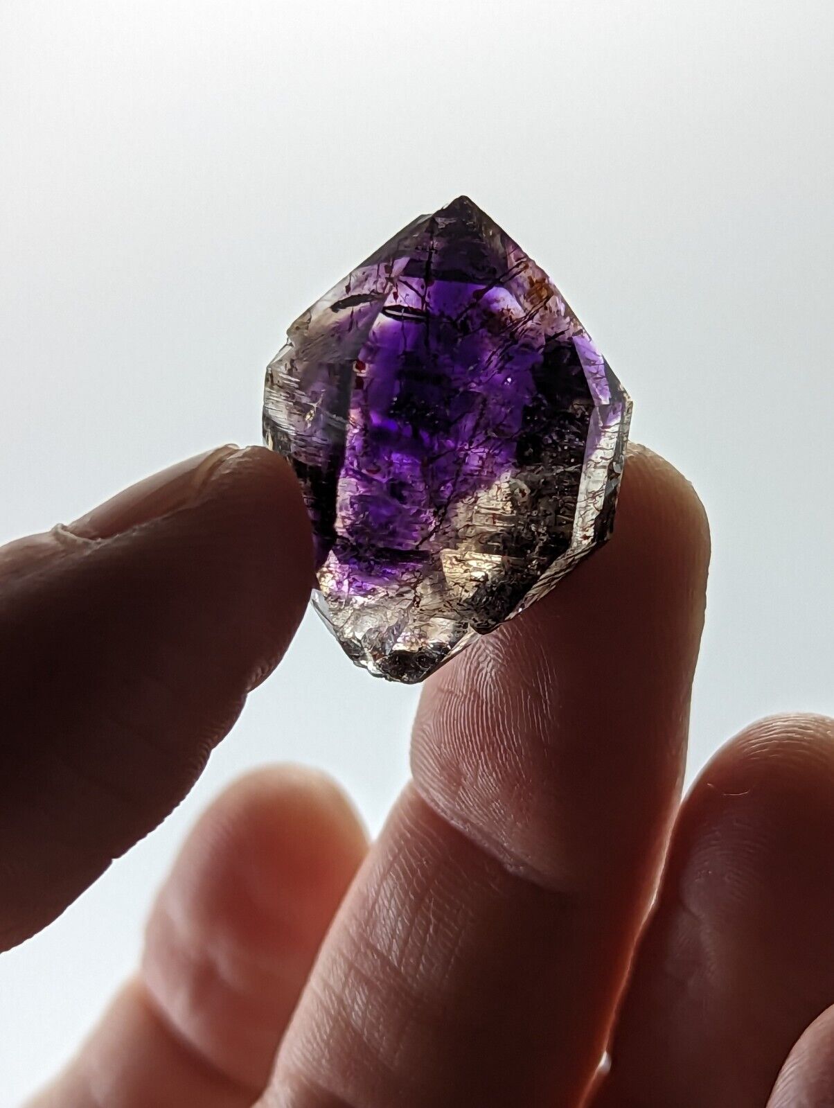 Shangaan Smoky Amethyst Quartz Crystal Chimbuku Mine Zimbabwe Fantastic DT - Collectibles:Rocks Fossils &