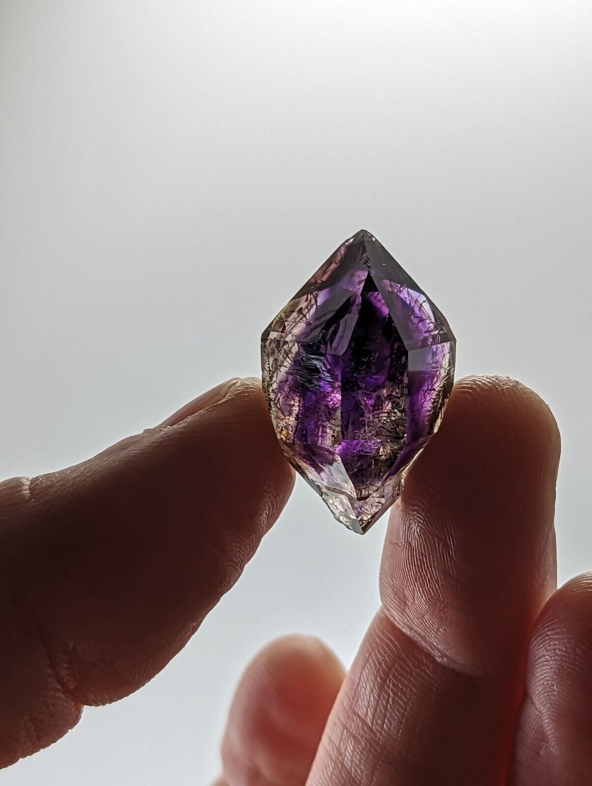 Shangaan Smoky Amethyst Quartz Crystal Chimbuku Mine Zimbabwe Fantastic DT - Collectibles:Rocks Fossils &