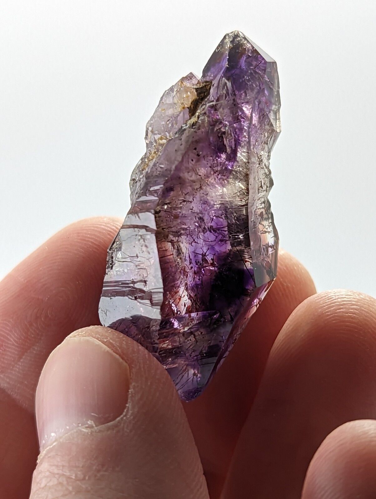 Shangaan Smoky Amethyst Quartz Crystal Chimbuku Mine Zimbabwe Fantastic DT - Collectibles:Rocks Fossils &