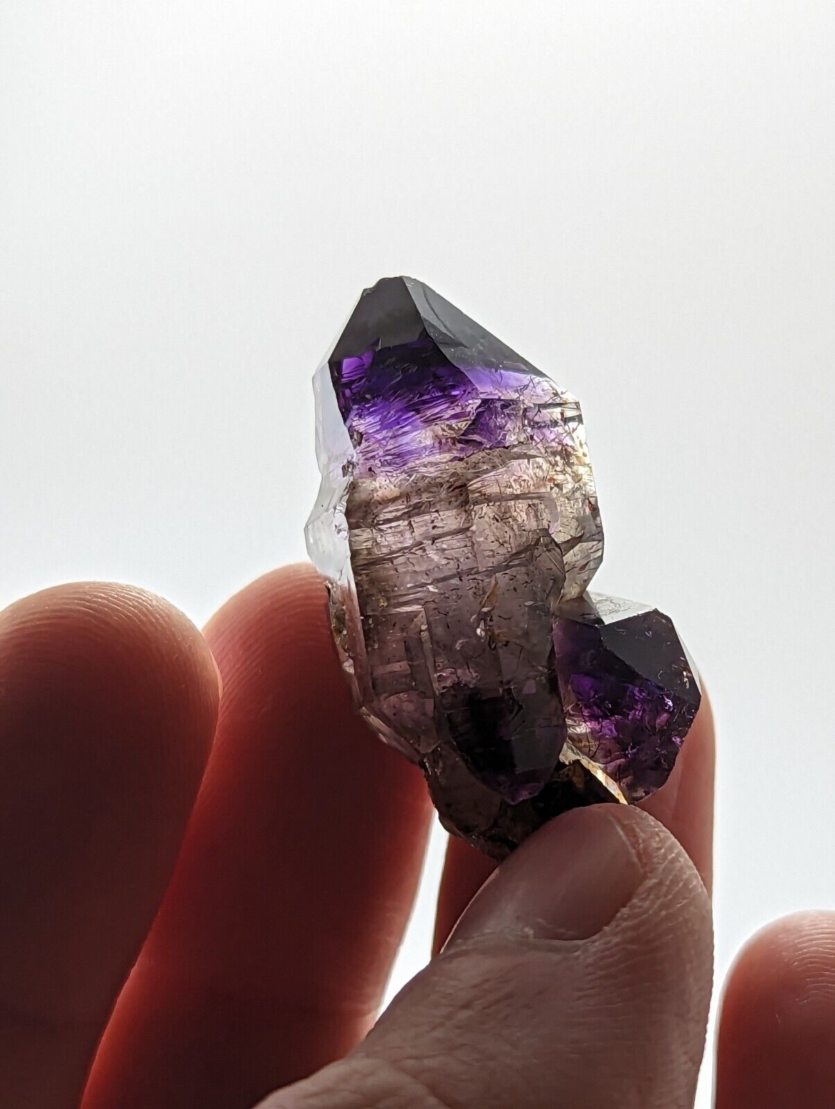 Shangaan Smoky Amethyst Quartz Crystal from Chimbuku Mine Zimbabwe Fantastic - Collectibles:Rocks Fossils &