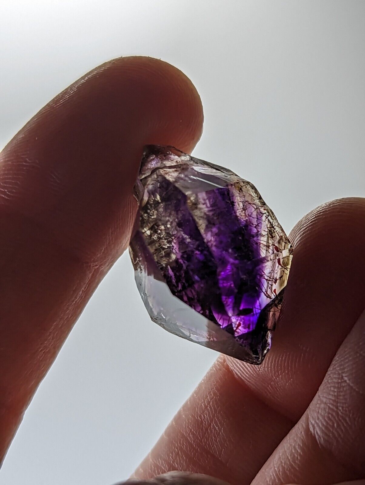 Shangaan Smoky Amethyst Quartz Crystal Chimbuku Mine Zimbabwe Fantastic DT - Collectibles:Rocks Fossils &
