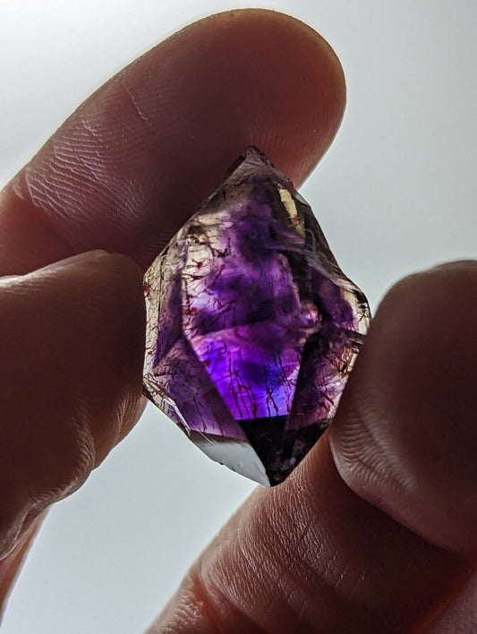 Shangaan Smoky Amethyst Quartz Crystal Chimbuku Mine Zimbabwe Fantastic DT - Collectibles:Rocks Fossils &