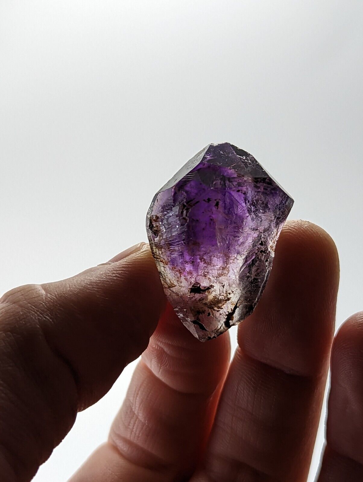 Shangaan Smoky Amethyst Quartz Crystal from Chimbuku Mine Zimbabwe DT - Collectibles:Rocks Fossils & Minerals:Crystals