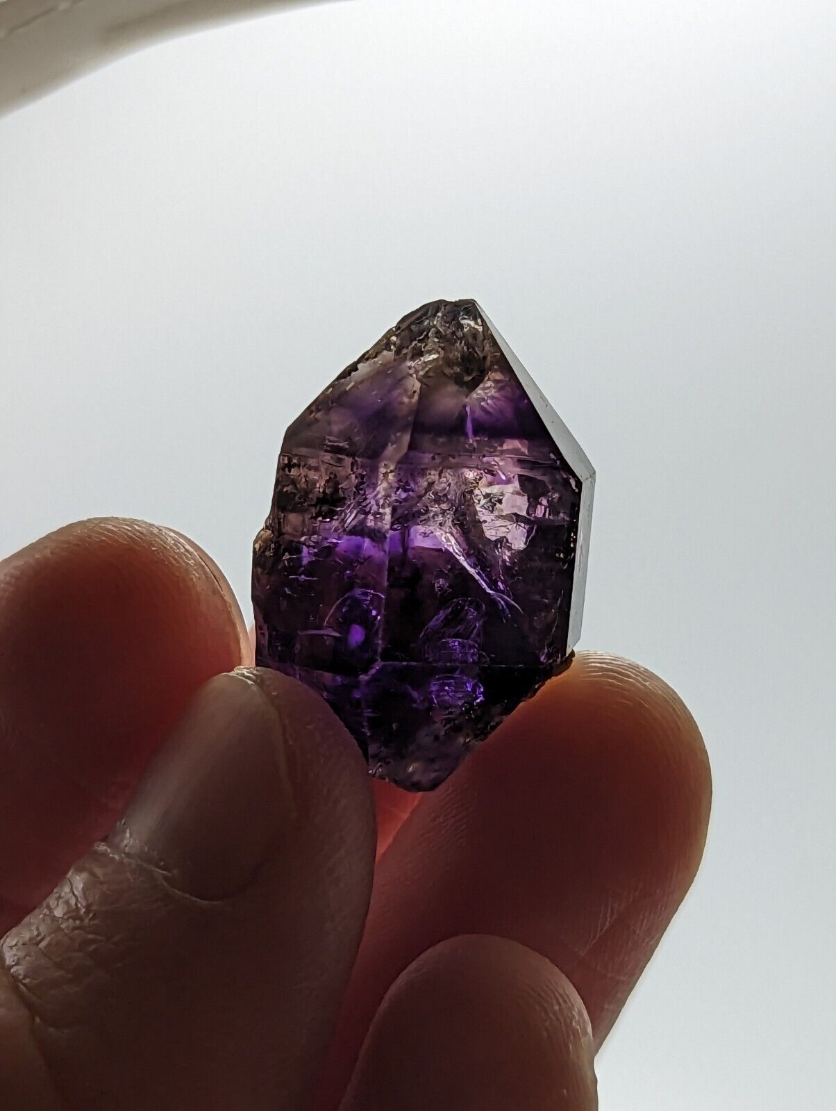 Shangaan Smoky Amethyst Quartz Crystal from Chimbuku Mine Zimbabwe DT - Collectibles:Rocks Fossils & Minerals:Crystals