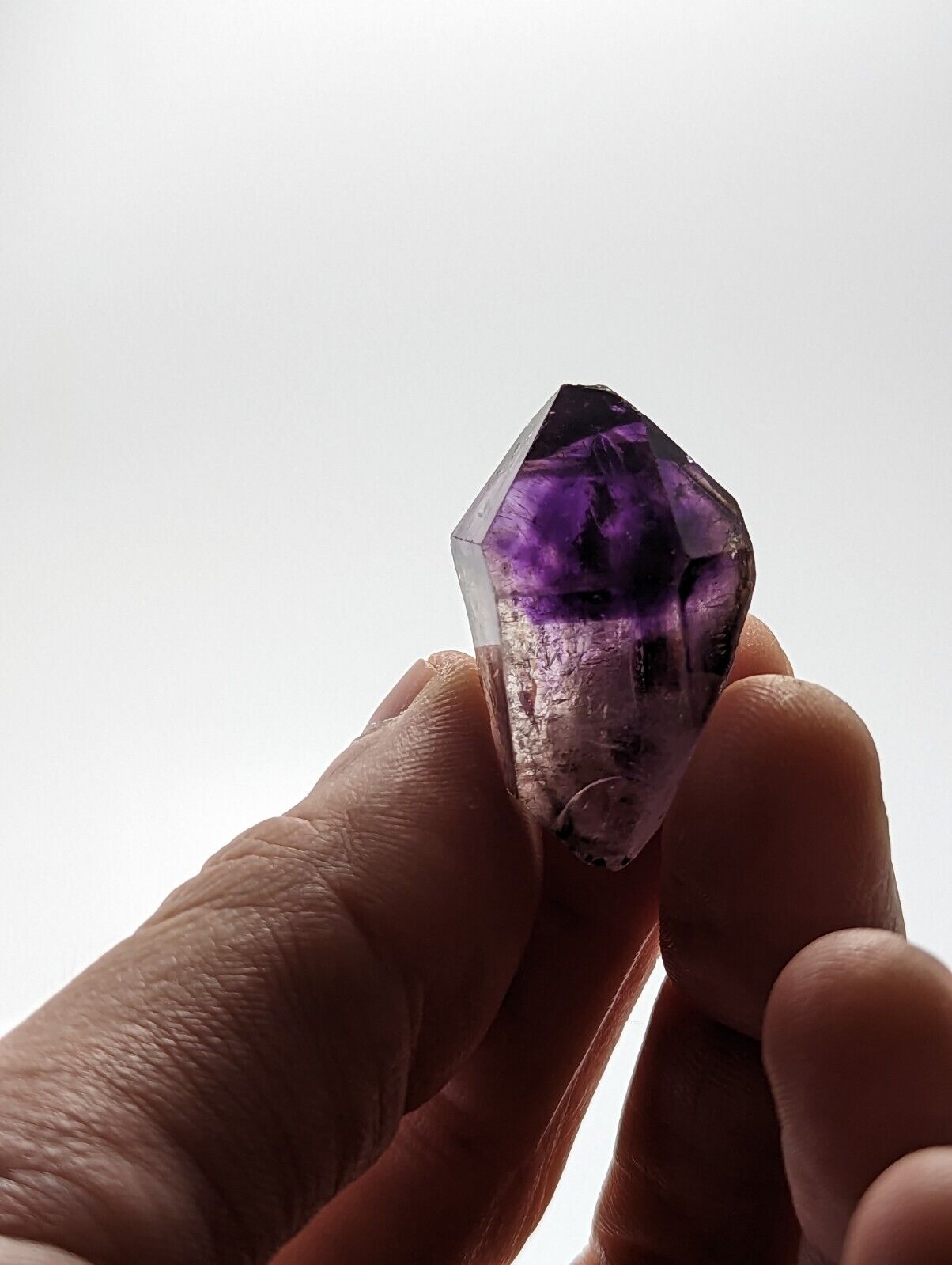 Shangaan Smoky Amethyst Quartz Crystal from Chimbuku Mine Zimbabwe DT - Collectibles:Rocks Fossils & Minerals:Crystals