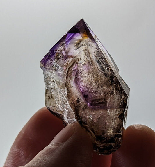 Shangaan Smoky Amethyst Quartz Crystal from Chimbuku Mine Zimbabwe DT - Collectibles:Rocks Fossils & Minerals:Crystals