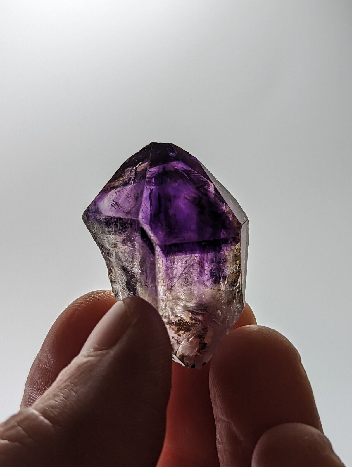 Shangaan Smoky Amethyst Quartz Crystal from Chimbuku Mine Zimbabwe DT - Collectibles:Rocks Fossils & Minerals:Crystals