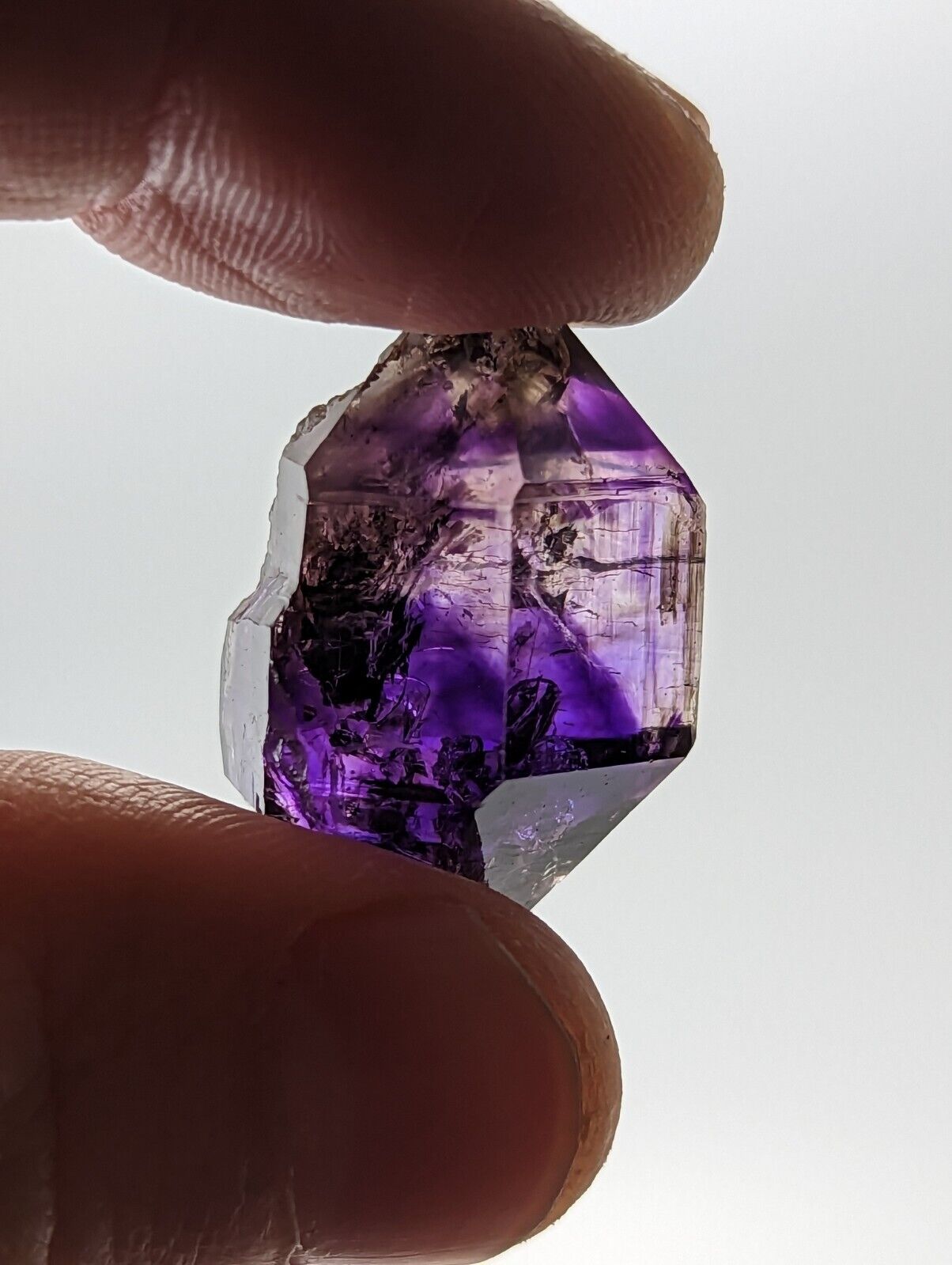Shangaan Smoky Amethyst Quartz Crystal from Chimbuku Mine Zimbabwe DT - Collectibles:Rocks Fossils & Minerals:Crystals