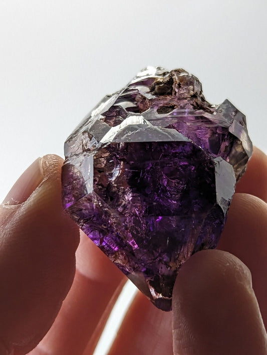 Shangaan Smoky Amethyst Quartz Crystal from Chimbuku Mine Zimbabwe DT - Collectibles:Rocks Fossils & Minerals:Crystals