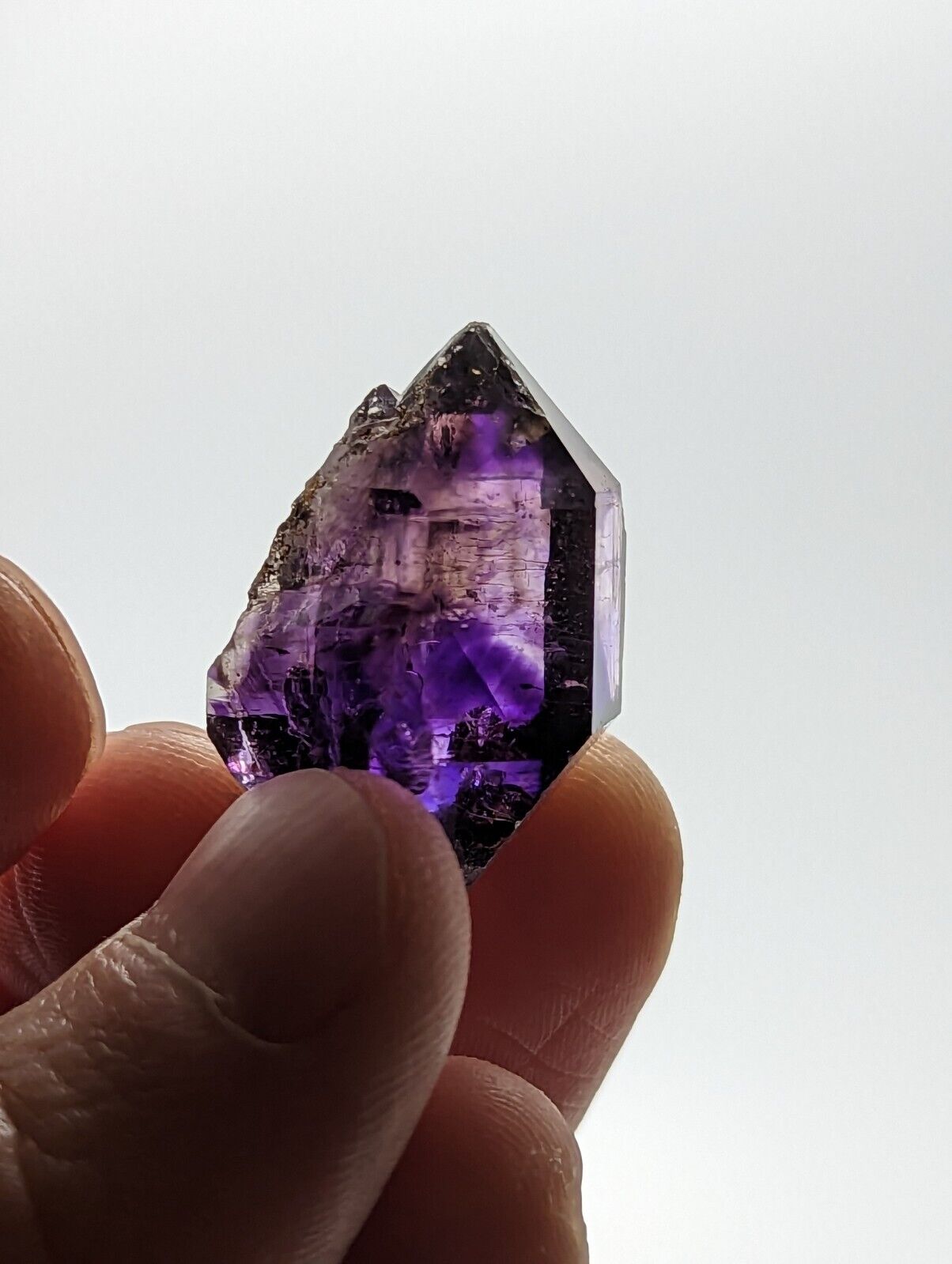 Shangaan Smoky Amethyst Quartz Crystal from Chimbuku Mine Zimbabwe DT - Collectibles:Rocks Fossils & Minerals:Crystals