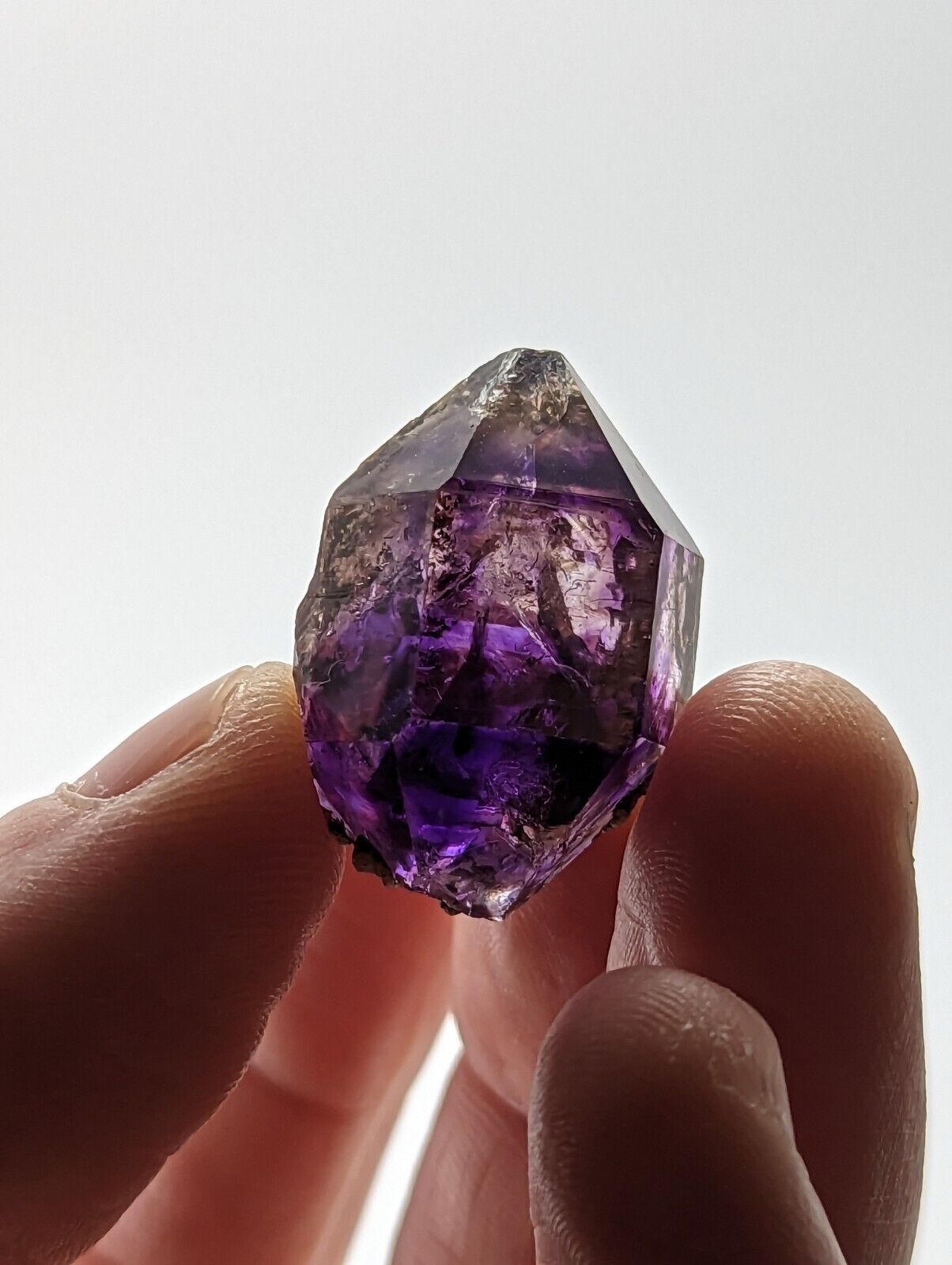 Shangaan Smoky Amethyst Quartz Crystal from Chimbuku Mine Zimbabwe DT - Collectibles:Rocks Fossils & Minerals:Crystals