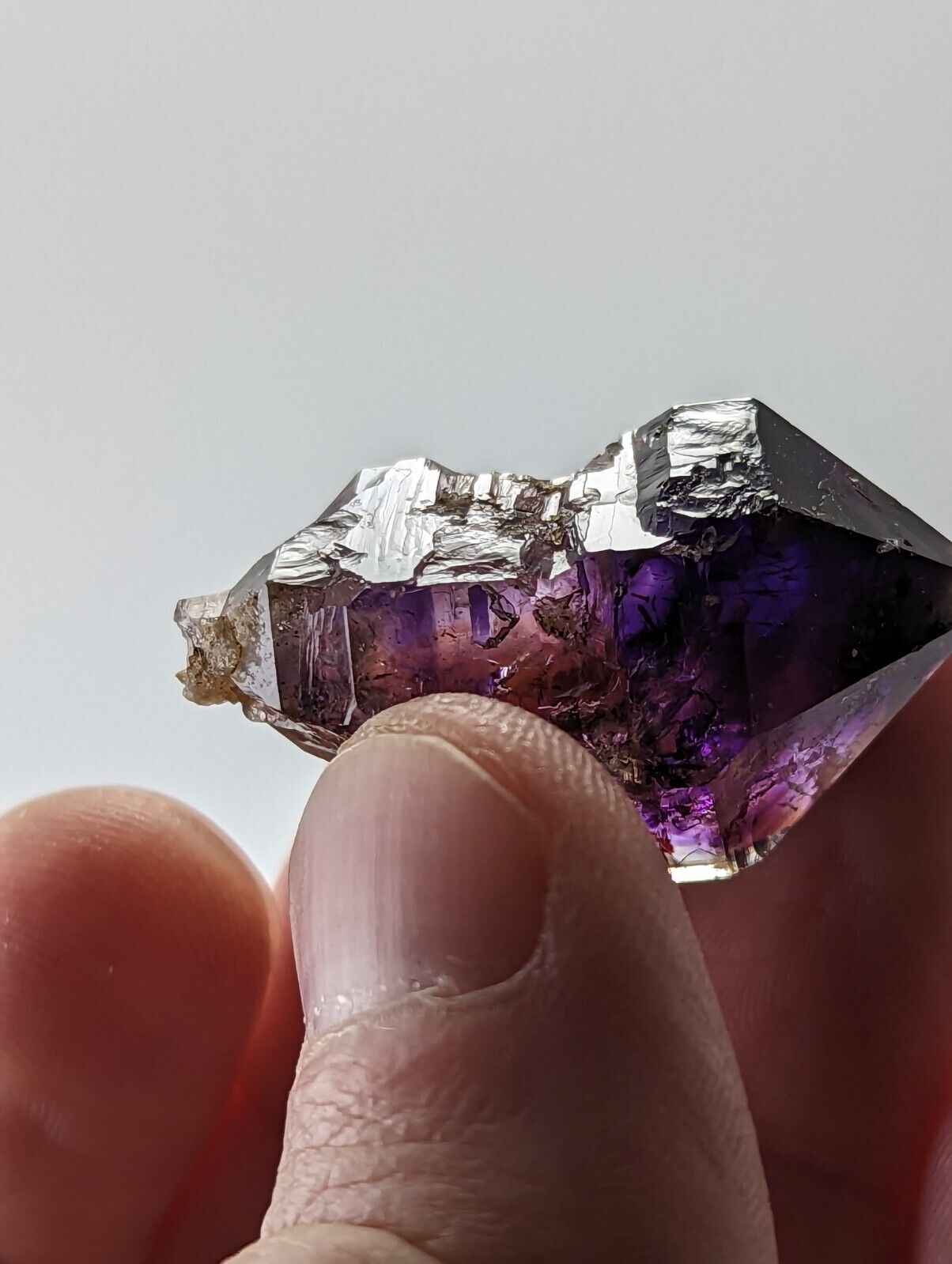 Shangaan Smoky Amethyst Quartz Crystal from Chimbuku Mine Zimbabwe DT - Collectibles:Rocks Fossils & Minerals:Crystals