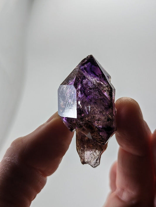 Shangaan Smoky Amethyst Quartz Scepter Chimbuku Mine Zimbabwe - Collectibles:Rocks Fossils & Minerals:Crystals Mineral