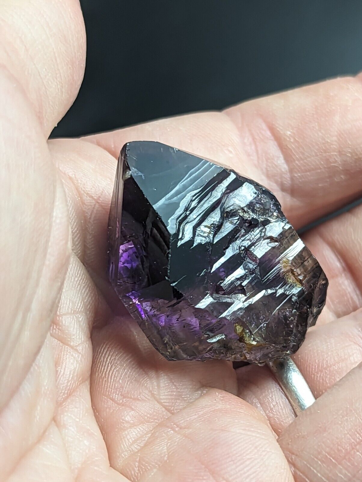 Shangaan Smoky Amethyst Scepter Quartz Chimbuku Mine Zimbabwe - Collectibles:Rocks Fossils & Minerals:Crystals Mineral