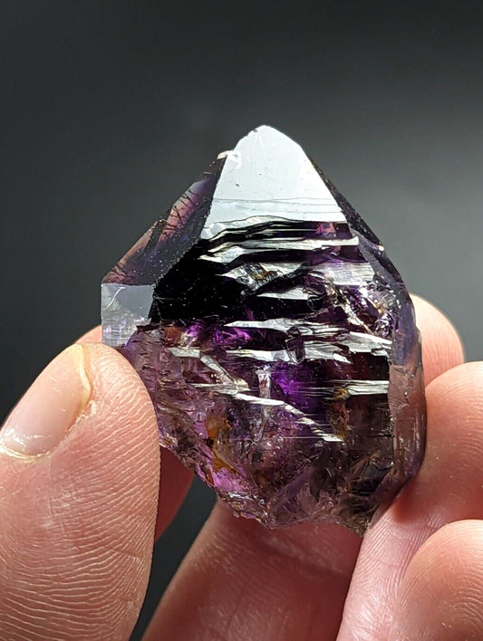 Shangaan Smoky Amethyst Scepter Quartz Chimbuku Mine Zimbabwe - Collectibles:Rocks Fossils & Minerals:Crystals Mineral