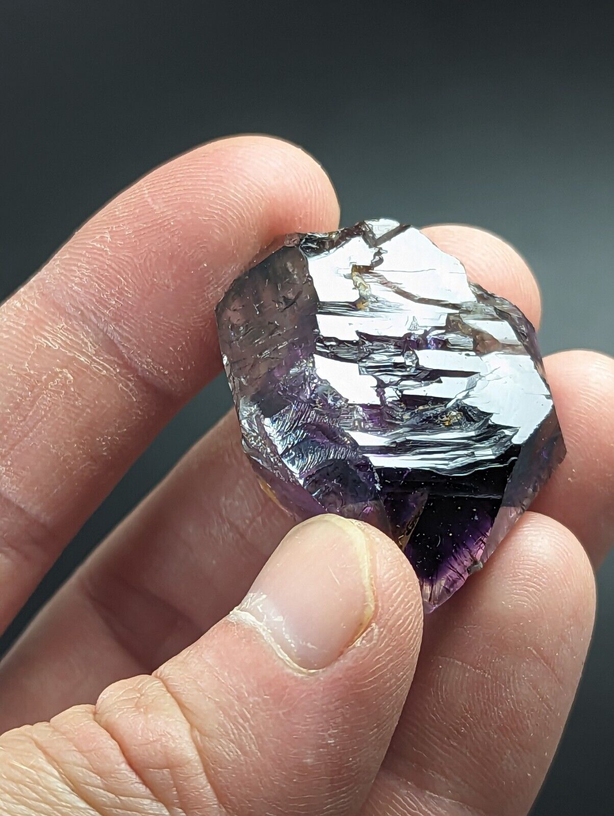 Shangaan Smoky Amethyst Scepter Quartz Chimbuku Mine Zimbabwe - Collectibles:Rocks Fossils & Minerals:Crystals Mineral