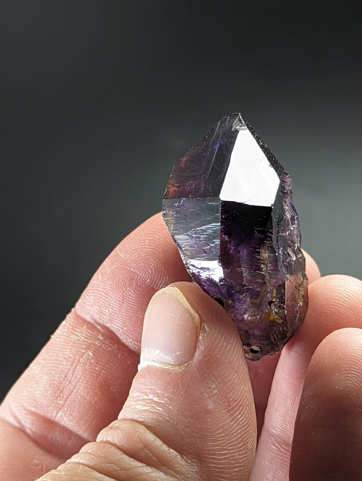 Shangaan Smoky Amethyst Scepter Quartz Chimbuku Mine Zimbabwe - Collectibles:Rocks Fossils & Minerals:Crystals Mineral