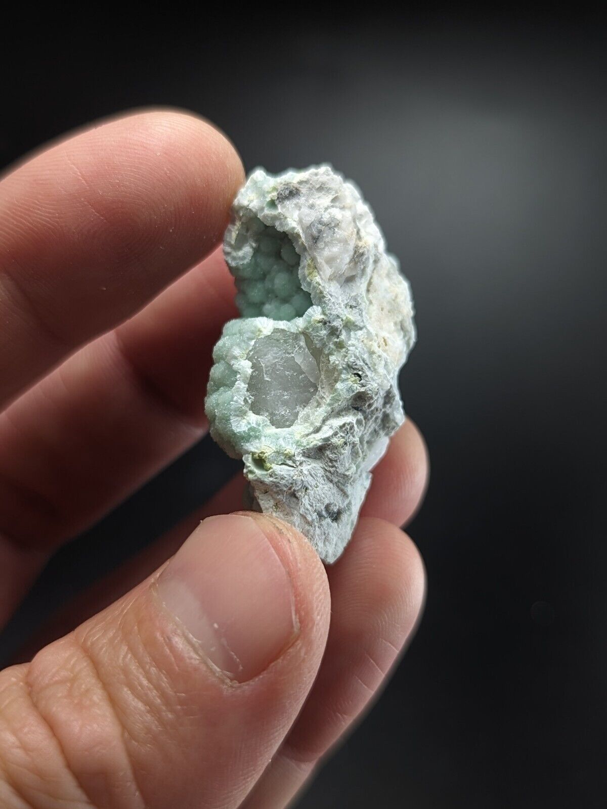 Special Wavellite on Quartz - Fantastic Old Stock - Mauldin Mountain Arkansas - Collectibles:Rocks Fossils &