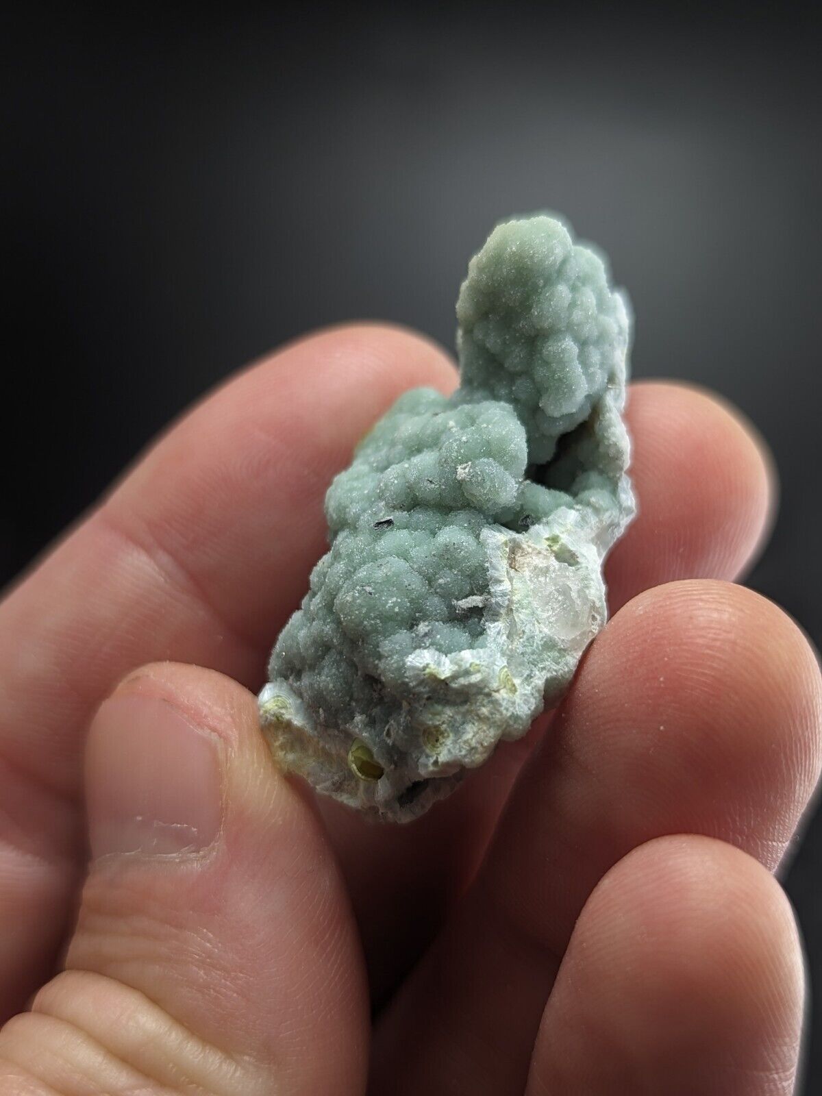 Special Wavellite on Quartz - Fantastic Old Stock - Mauldin Mountain Arkansas - Collectibles:Rocks Fossils &
