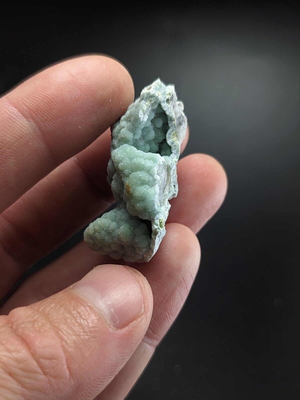 Special Wavellite on Quartz - Fantastic Old Stock - Mauldin Mountain Arkansas - Collectibles:Rocks Fossils &